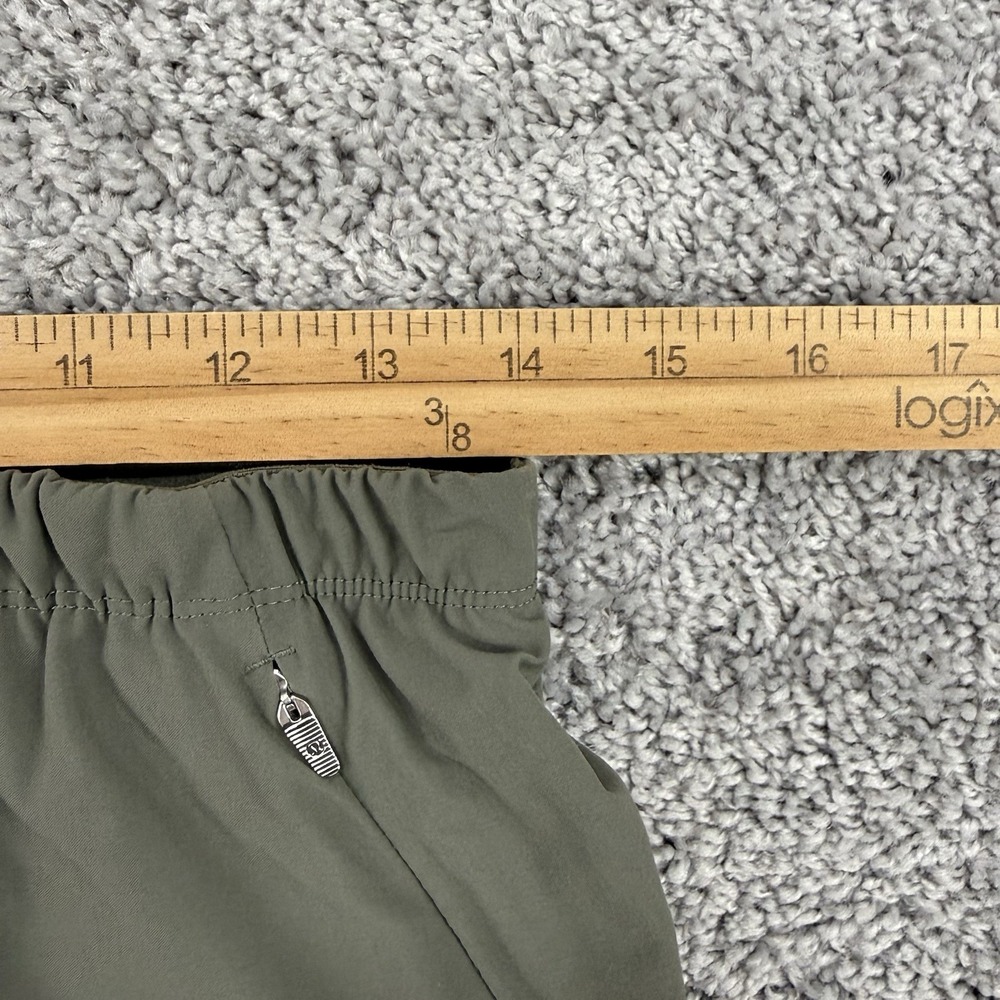 Lululemon Lightweight Mid-Rise Barrel-Leg Cropped Pant Women's 8 Green Swift - Picture 3 of 8